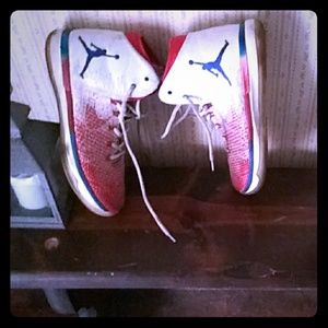 Air jordan Olympic Red white blue sneakers